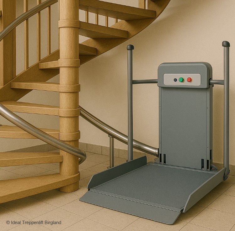 hublift treppenhaus Birgland