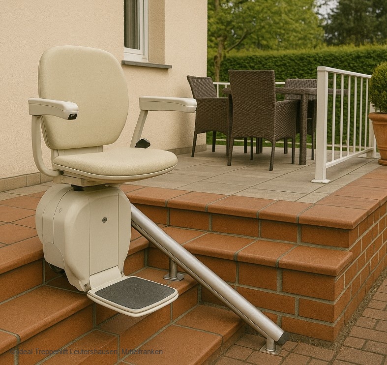 Sitzlift Terrasse Leutershausen, Mittelfranken
