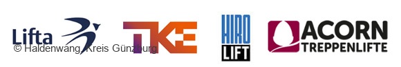 Treppenlift Hersteller Haldenwang, Kreis Günzburg